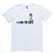 IRON LIFTER - Men's Staple Premium Regular Fit T Shirt by 'As Colour '