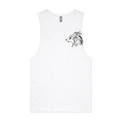 Gray Wolf (Canis Lupus) - Men's Barnard Tank Tee by AS Colour