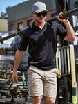 Cool Mesh Polo with Reflective Piping